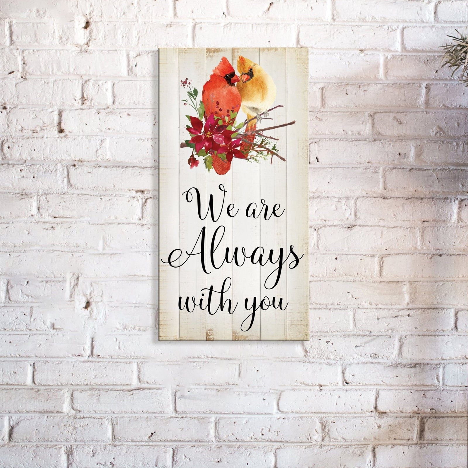 Beautiful cardinal memorial gifts for the loss of a loved one