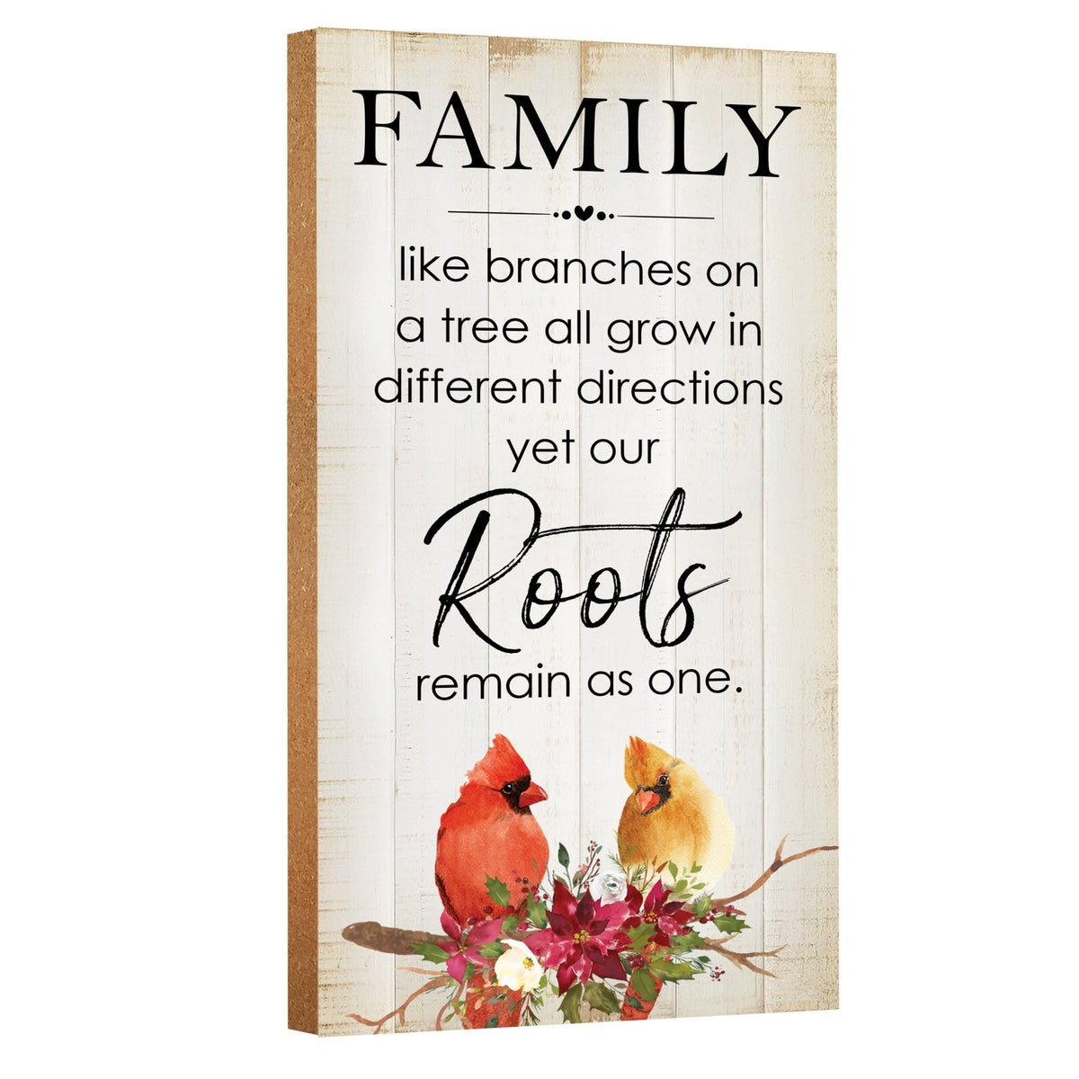 A comforting wooden memorial wall plaque