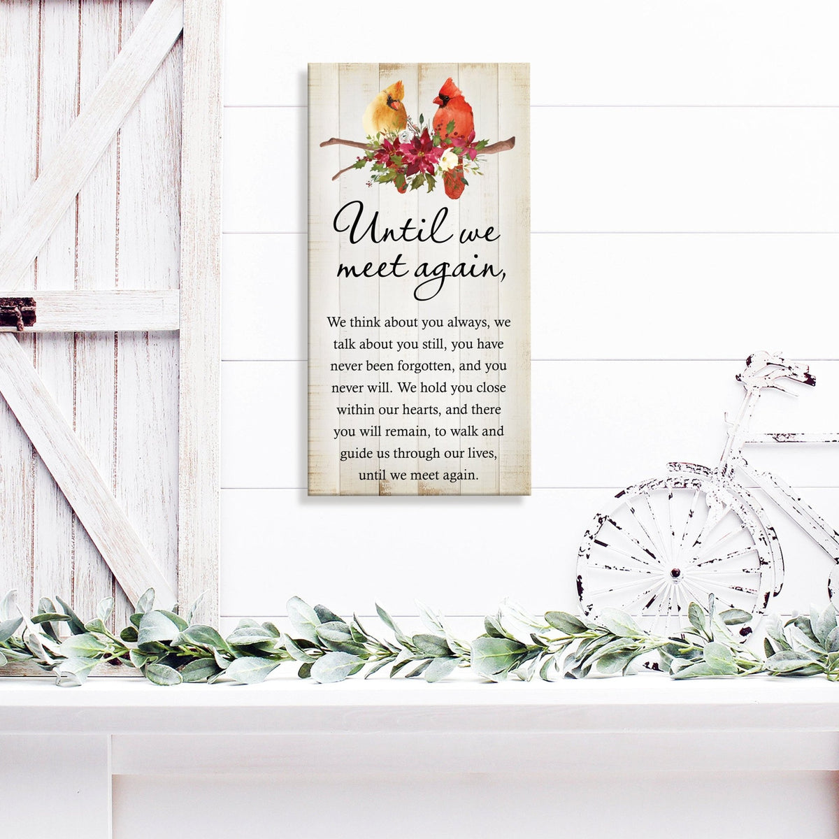 Beautiful cardinal memorial gifts for the loss of a loved one