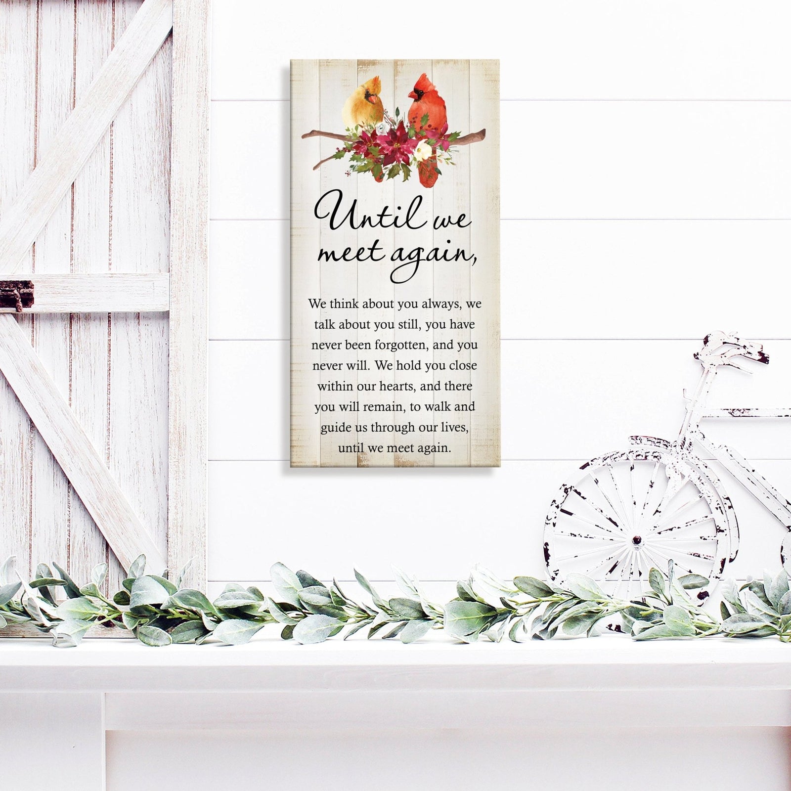 Beautiful cardinal memorial gifts for the loss of a loved one