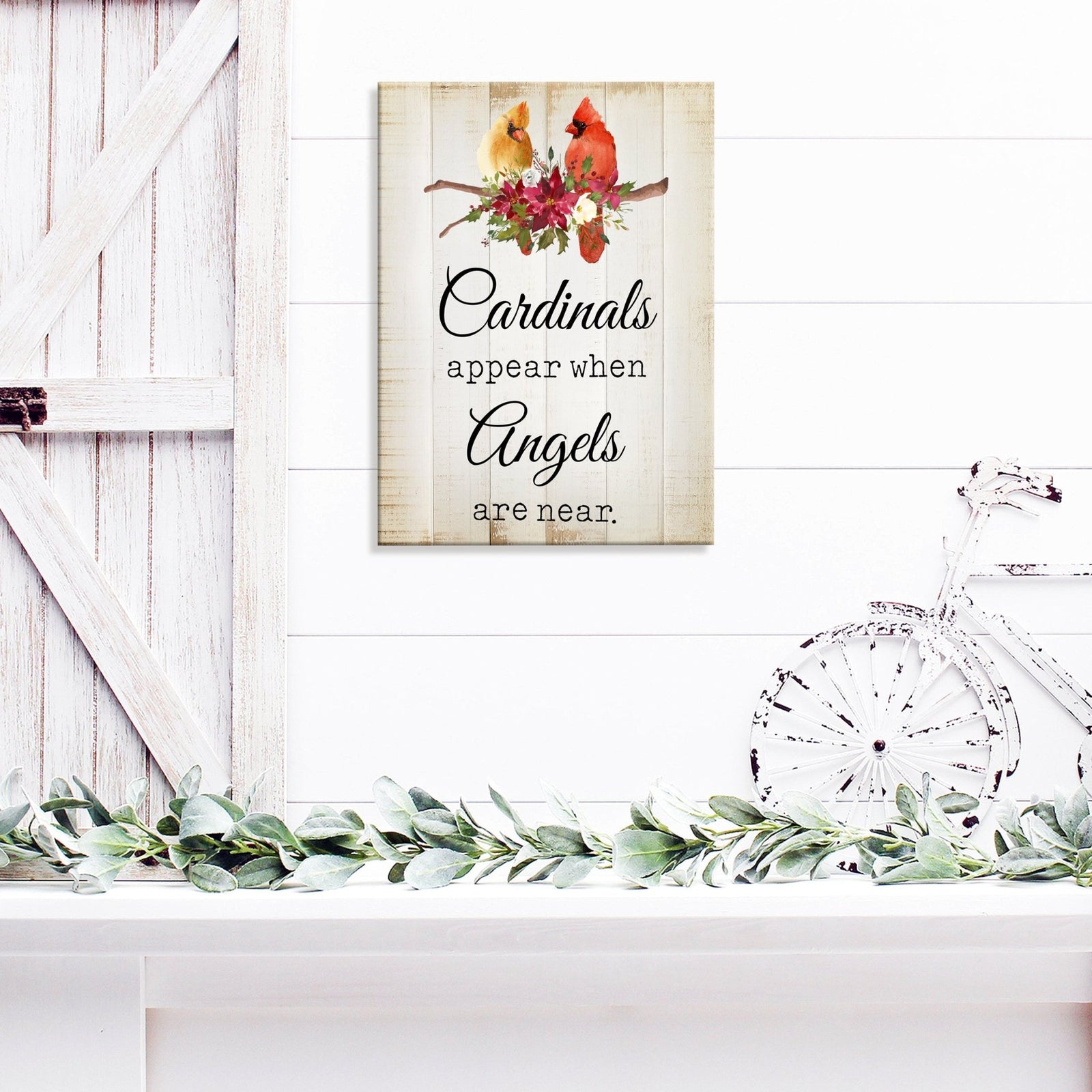 Wooden memorial decor to commemorate a loved one.