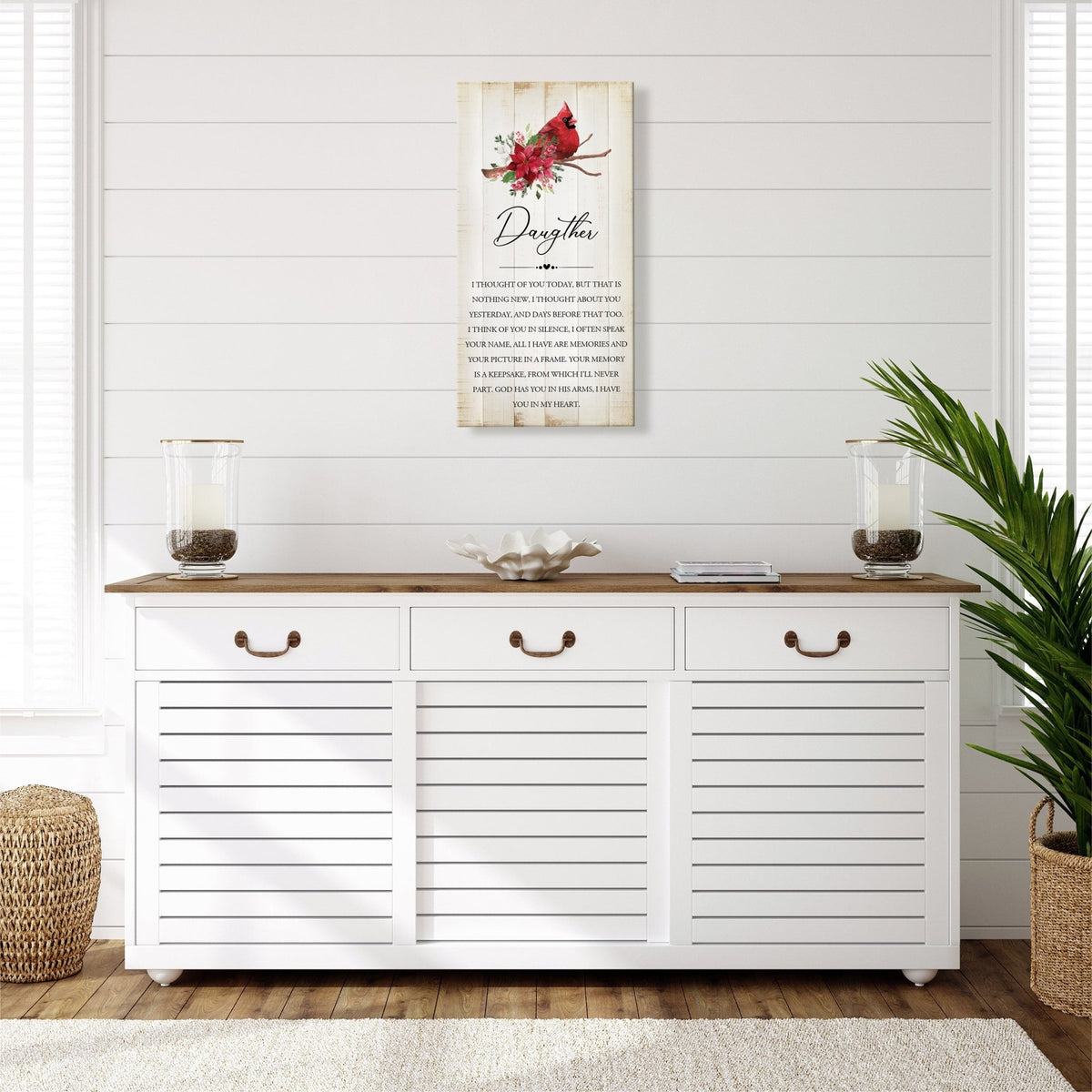 Beautiful cardinal memorial gifts for the loss of a loved one