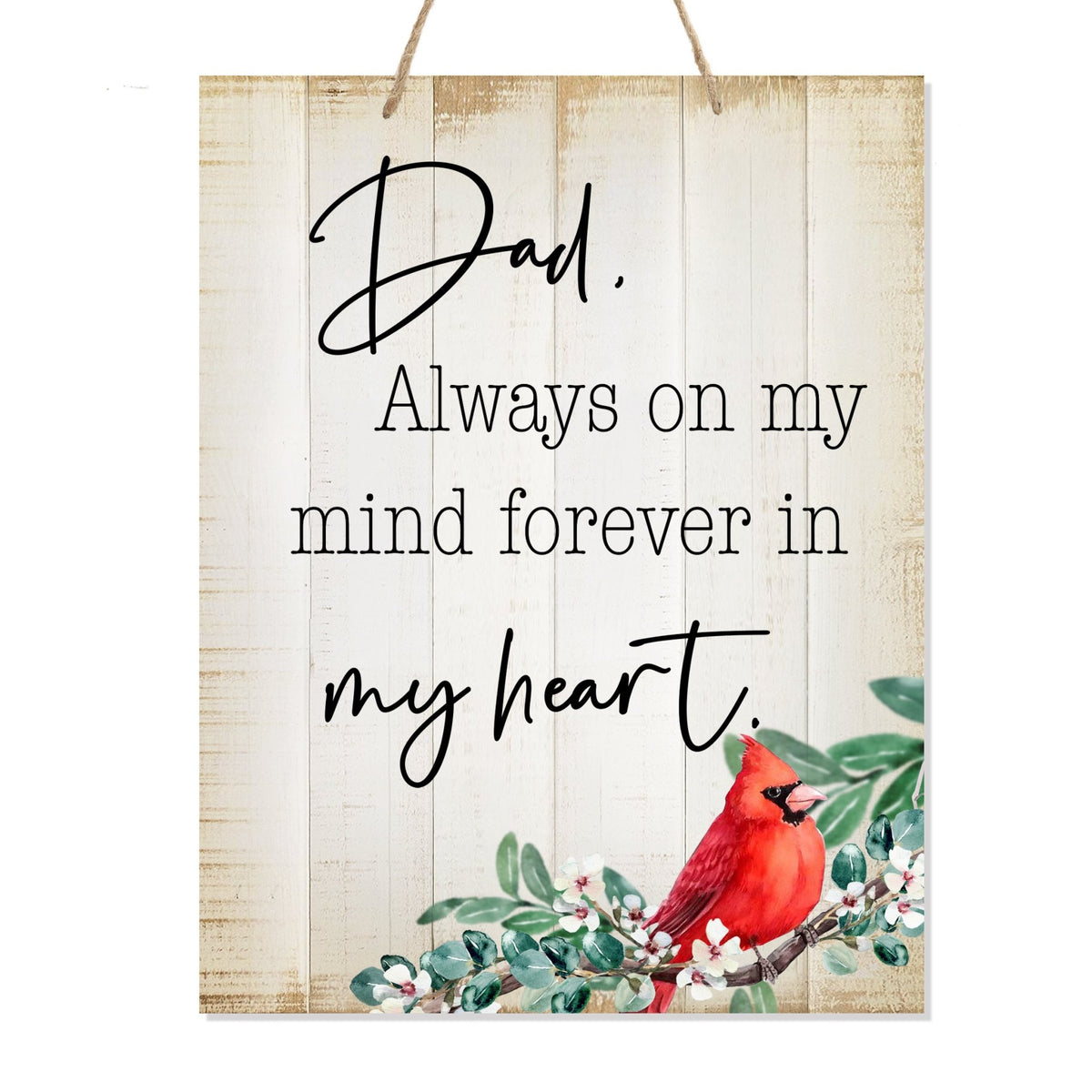 Beautiful wooden memorial signs - thoughtful loved one memorial gifts.