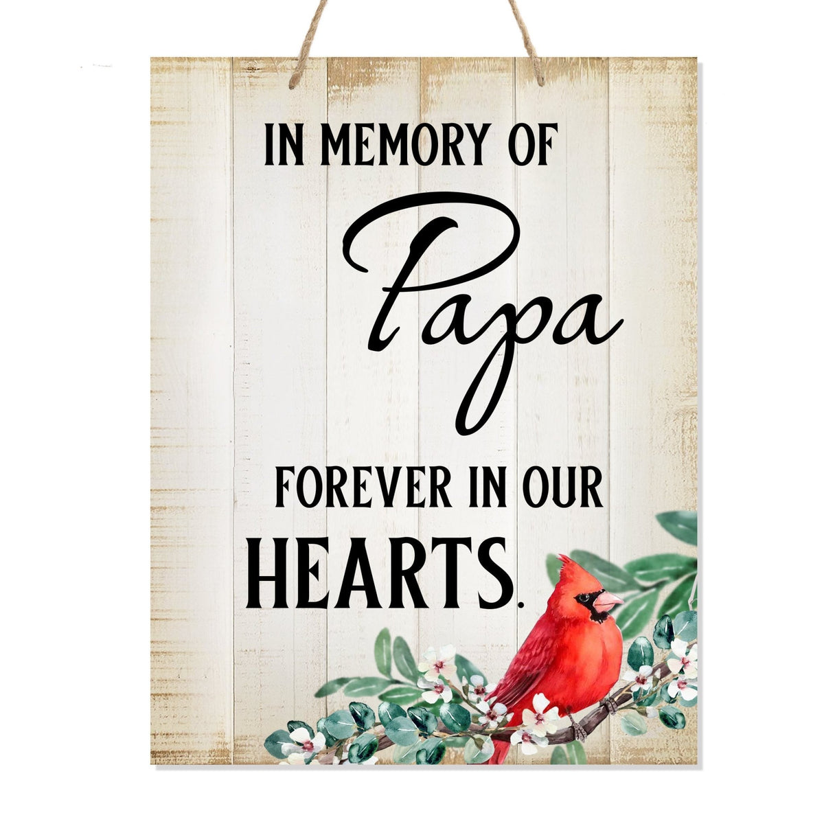 Handcrafted wooden memorial ribbon sign with a touching message, a meaningful way to remember loved ones and honor their memory.
