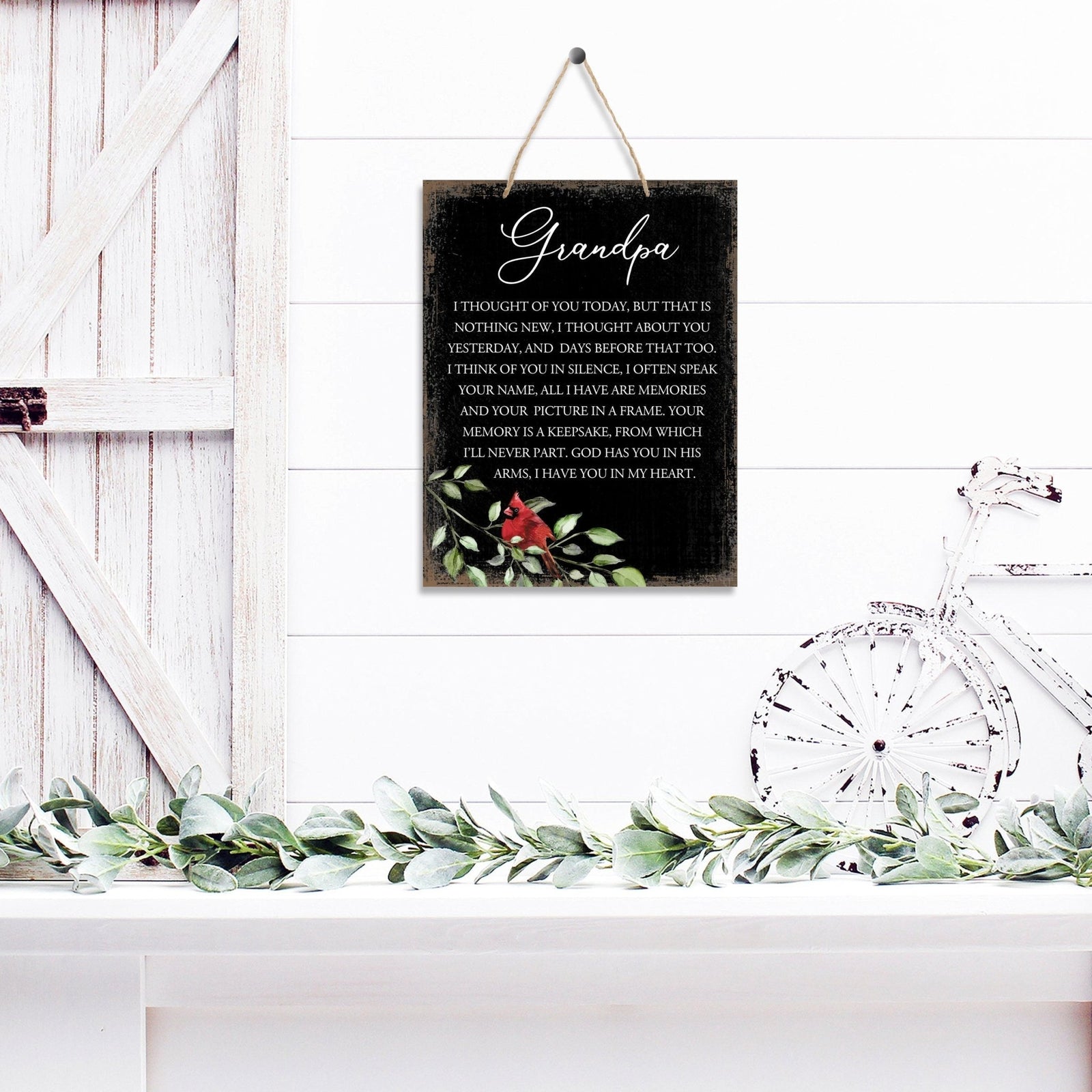 Handcrafted wooden memorial ribbon sign with a touching message, a meaningful way to remember loved ones and honor their memory.