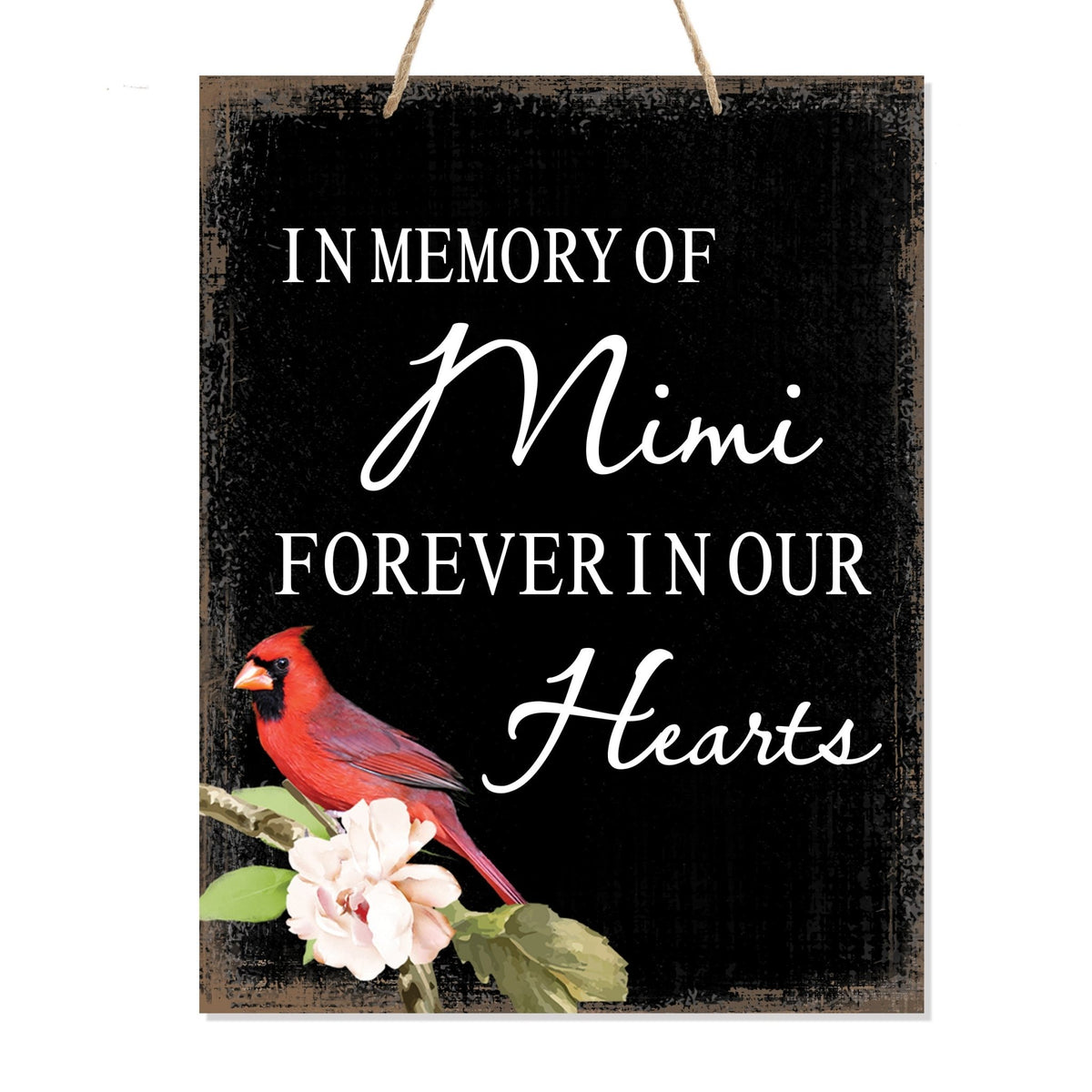 Beautiful wooden memorial signs - thoughtful loved one memorial gifts.