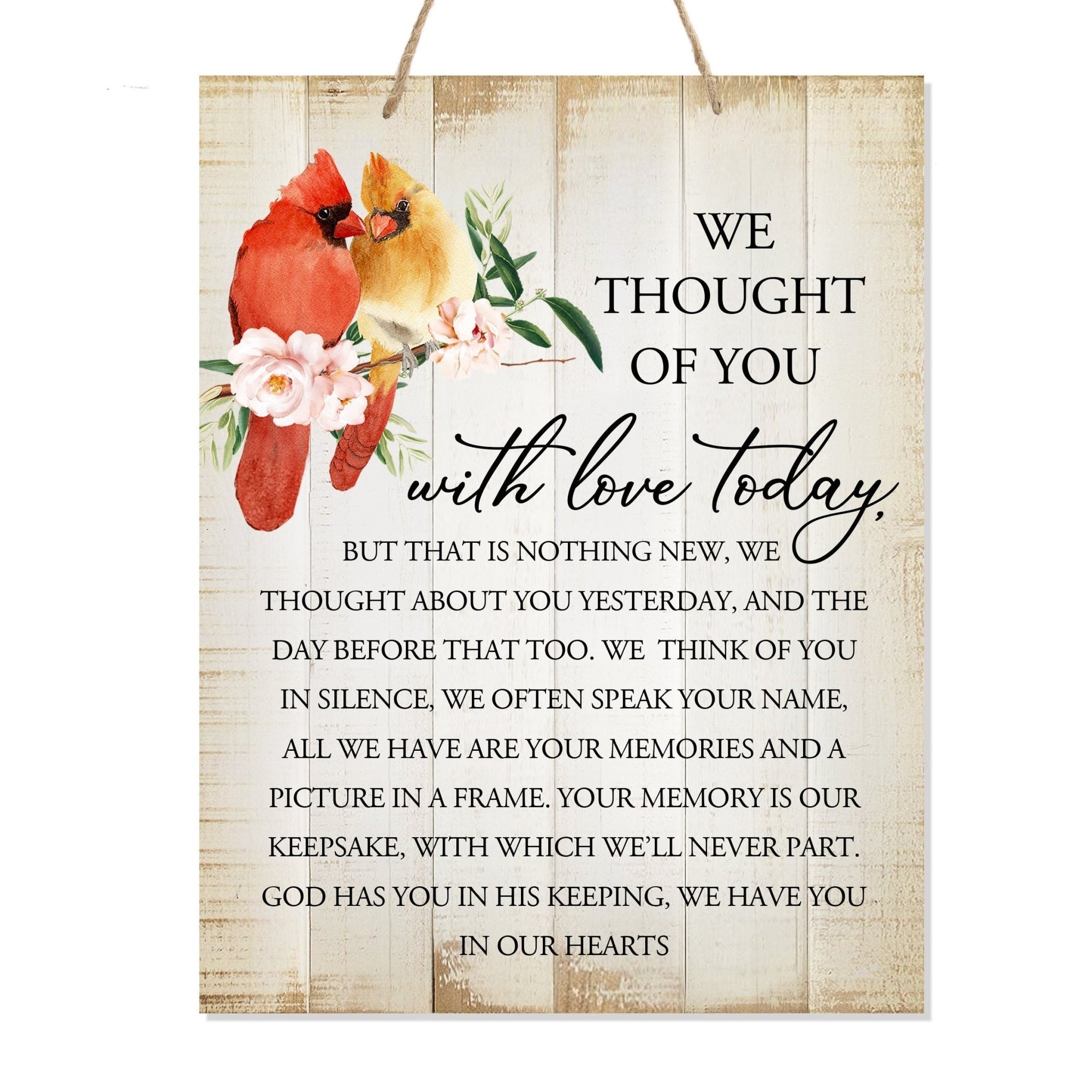 Wooden hanging memorial wall sign, a comforting reminder of the past, and a symbol of eternal love and remembrance.