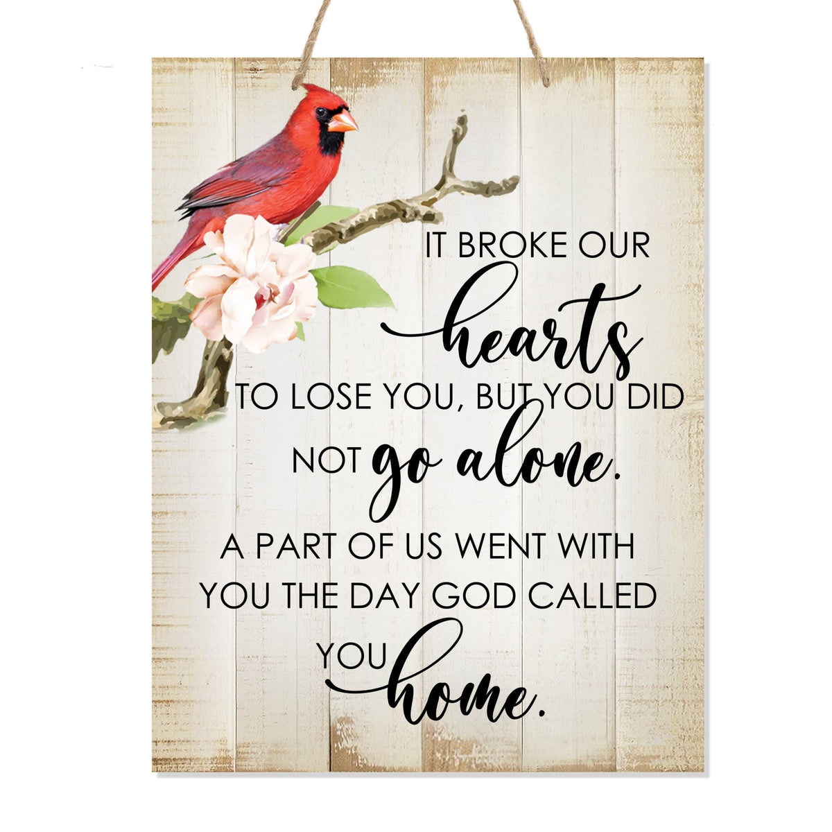 Handcrafted wooden memorial ribbon sign with a touching message, a meaningful way to remember loved ones and honor their memory.