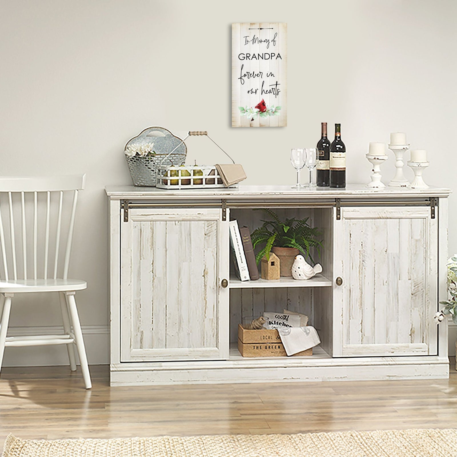 Wooden memorial plaque - a thoughtful gift for loss of a loved one.