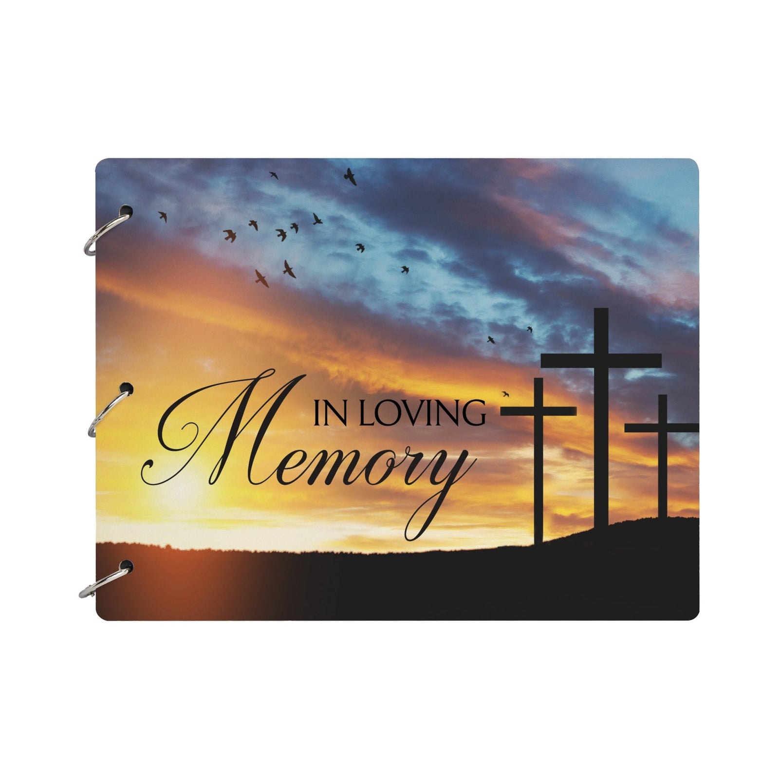 Celebration Of Life Funeral Guest Books For Memorial Services Registry With Wooden Cover - In Loving Memory - LifeSong Milestones
