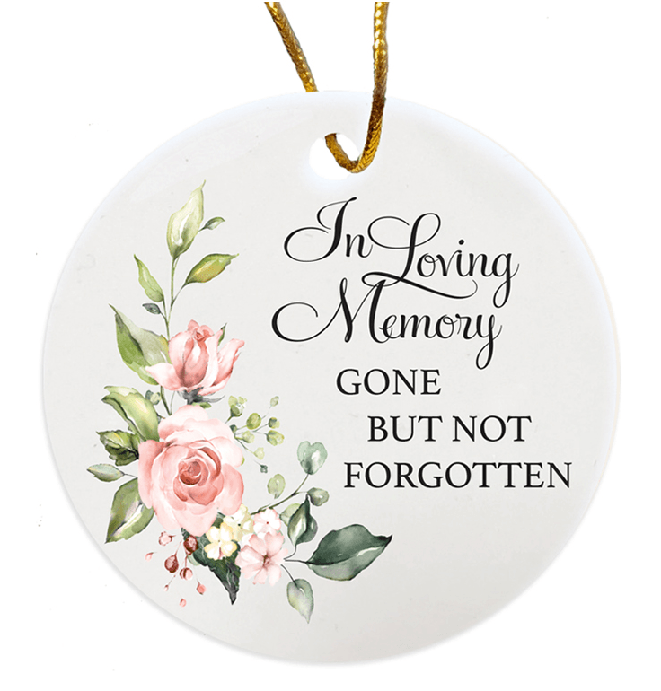 Ceramic Memorial Ornament for Loss of Loved One In Loving Memory - LifeSong Milestones