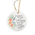 Ceramic Memorial Ornament for Loss of Loved One In Memory Of A Life - LifeSong Milestones