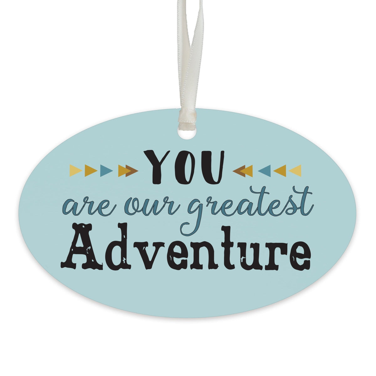 Child Baptism Blue Hanging Ornament Verse Gift for Godson - LifeSong Milestones