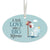 Child Baptism Blue Hanging Ornament Verse Gift for Godson - LifeSong Milestones
