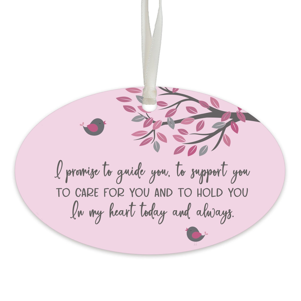 Child Baptism Hanging Ornament Verse Gift for Goddaughter - LifeSong Milestones