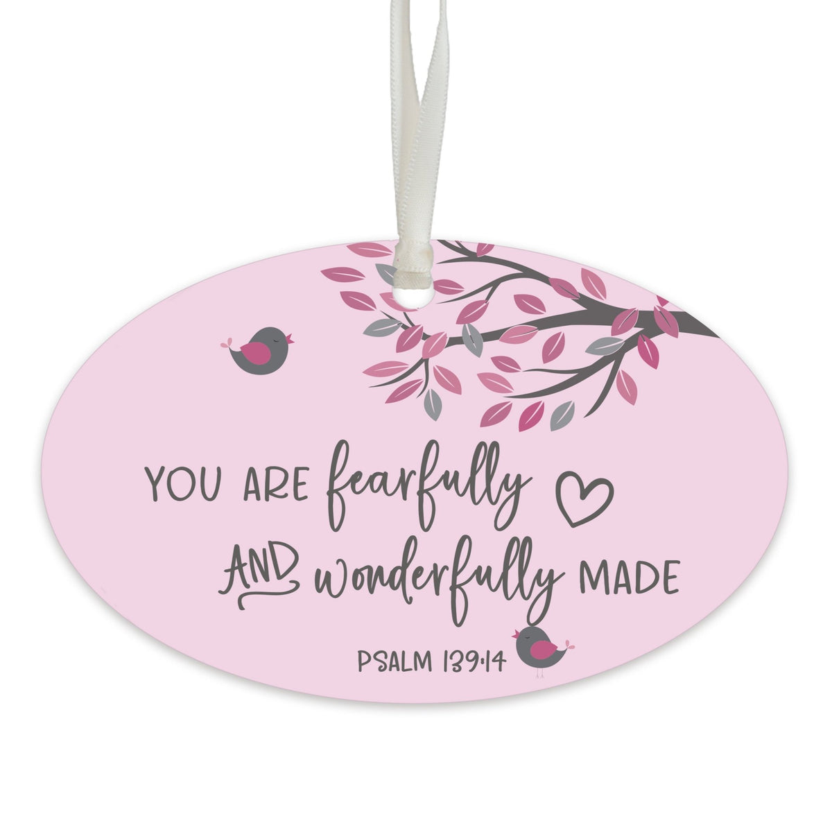 Child Baptism Hanging Ornament Verse Gift for Goddaughter - LifeSong Milestones