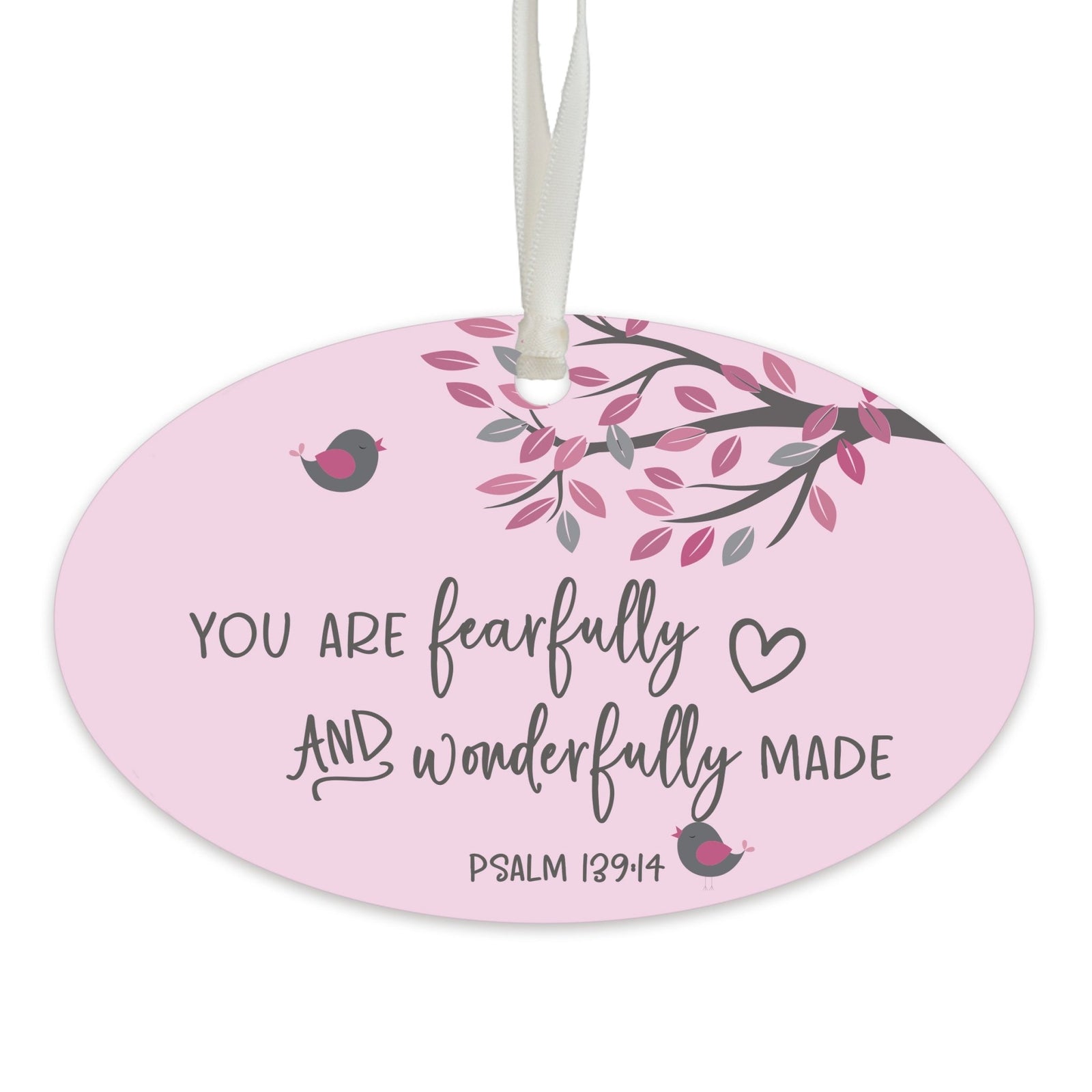 Child Baptism Hanging Ornament Verse Gift for Goddaughter - LifeSong Milestones