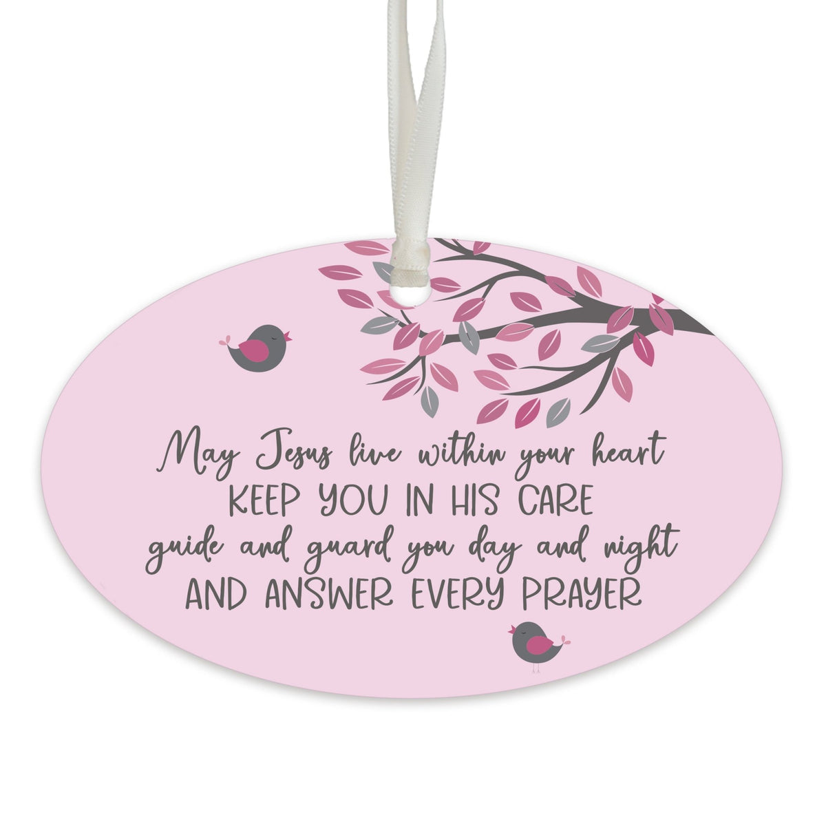 Child Baptism Hanging Ornament Verse Gift for Goddaughter - LifeSong Milestones