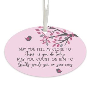 Child Baptism Hanging Ornament Verse Gift for Goddaughter - LifeSong Milestones