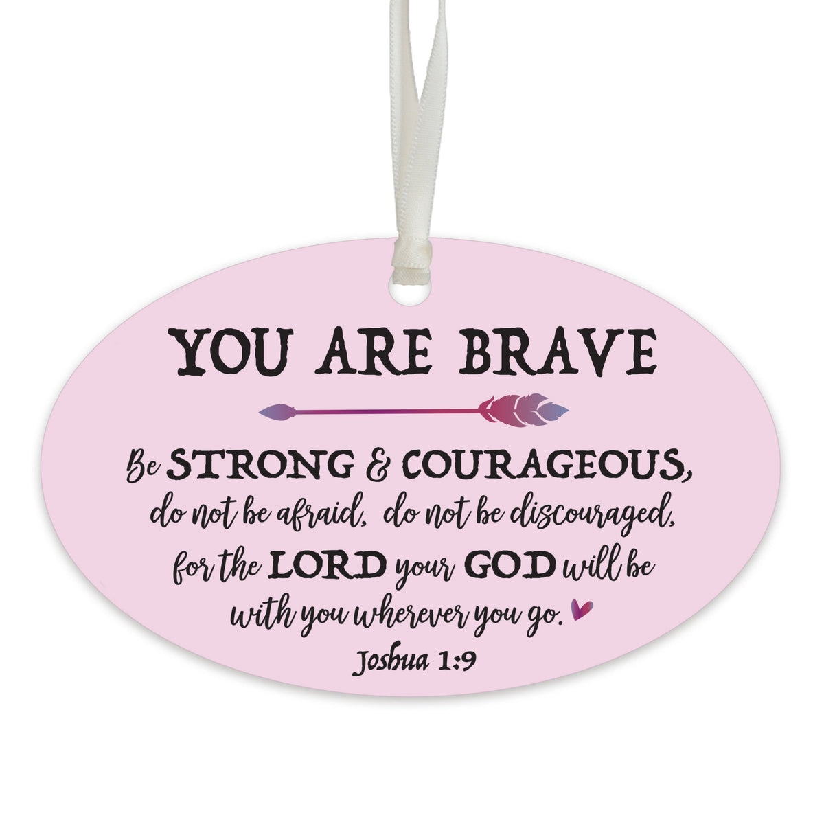 Child Baptism Pink Hanging Ornament Gift for Goddaughter - LifeSong Milestones