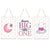 Childrens Wall Decor Set For Girls Bedroom - Pink - LifeSong Milestones