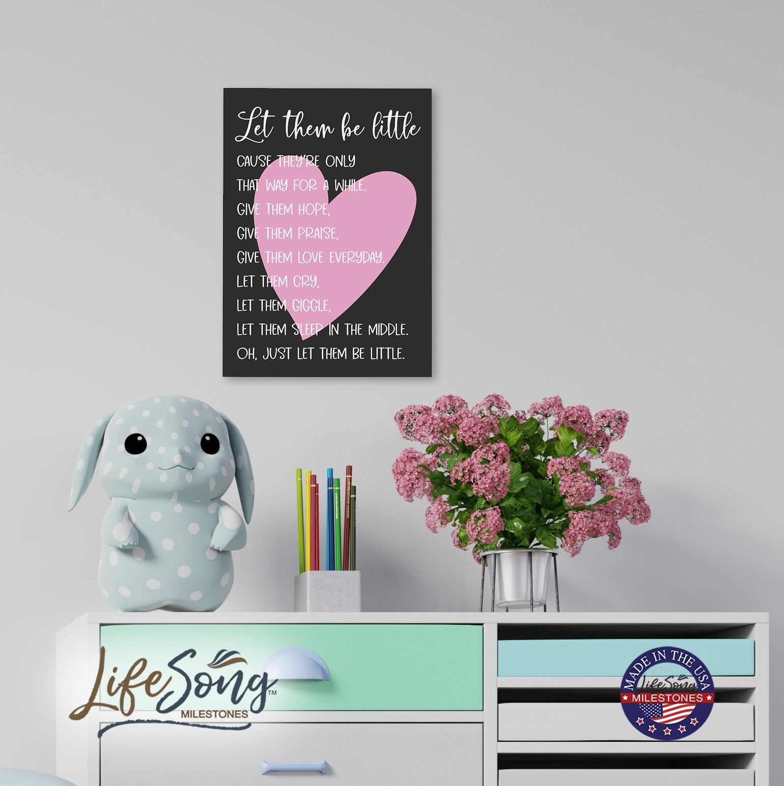 Children’s Wall Decor Sign Gift for Girls - LifeSong Milestones