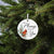 A delicate, heartwarming memory Christmas ornament for loss loved ones, featuring a touching design.