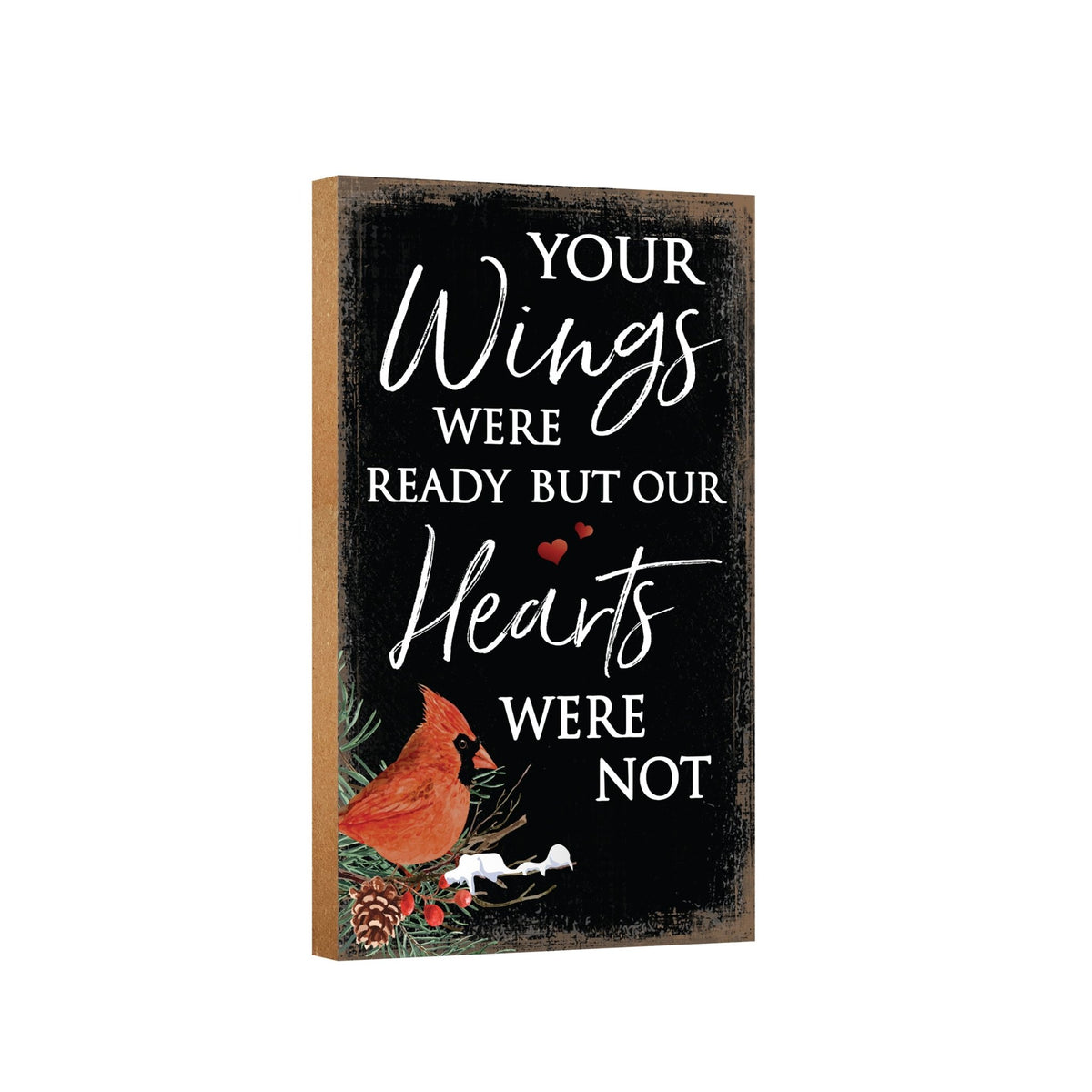 LifeSong Milestones Christmas Memorial Wooden Wall Plaque for Home Decor