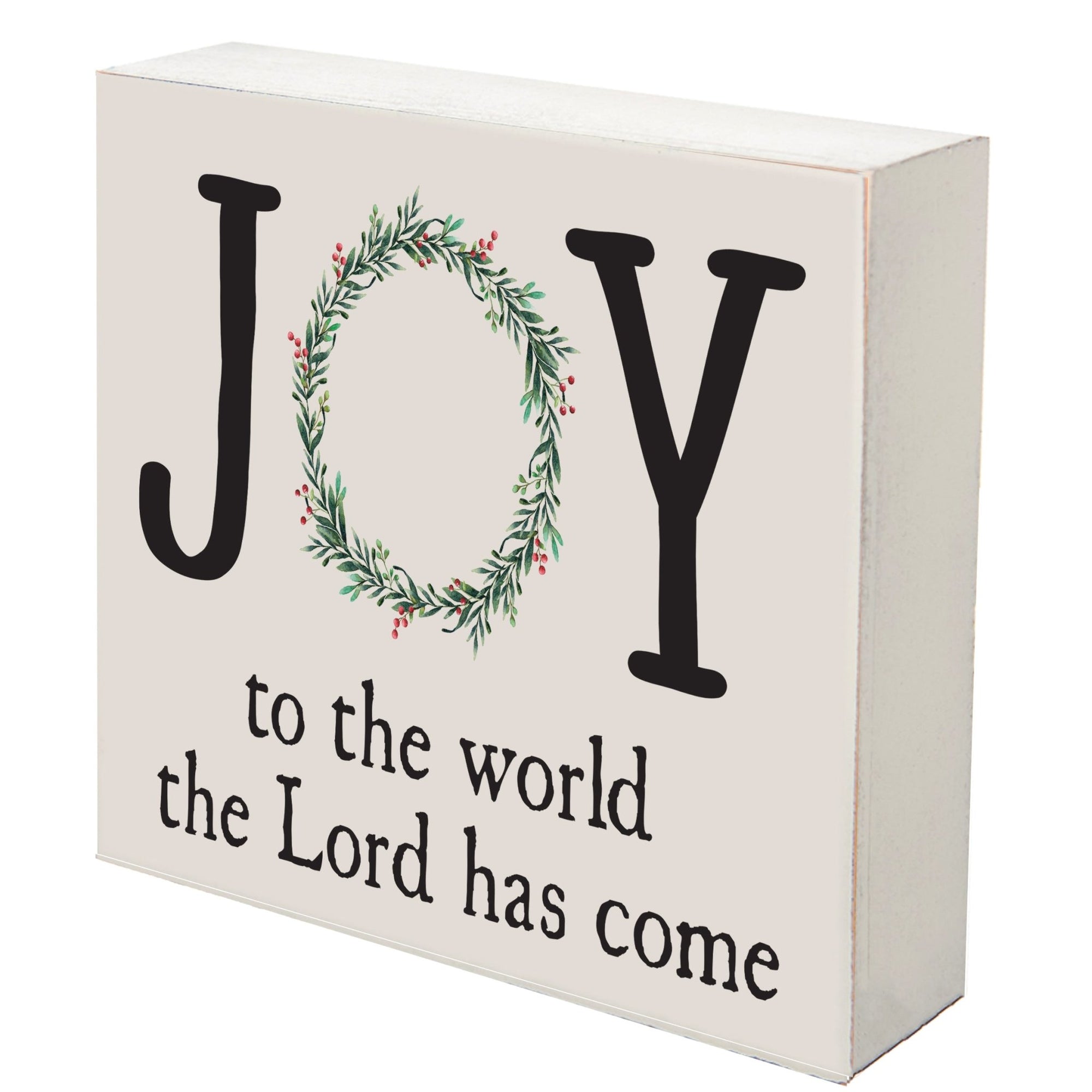 Christmas Shelf Décor - Joy to the World - LifeSong Milestones