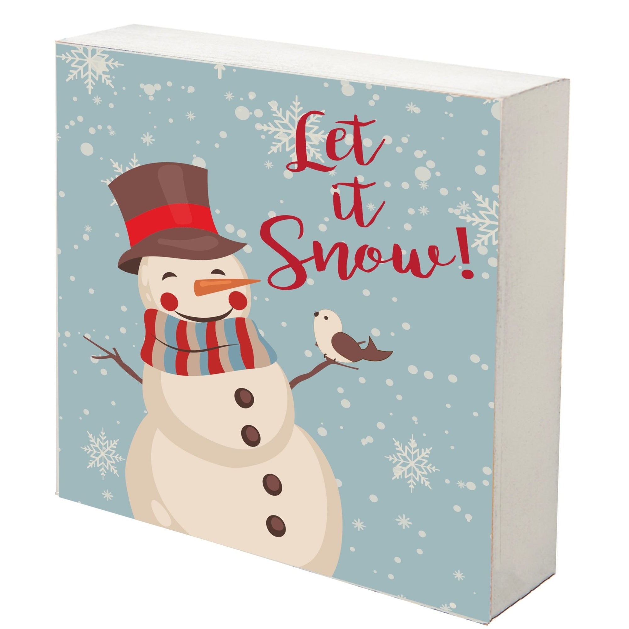 Christmas Shelf Décor - Let it Snow - LifeSong Milestones