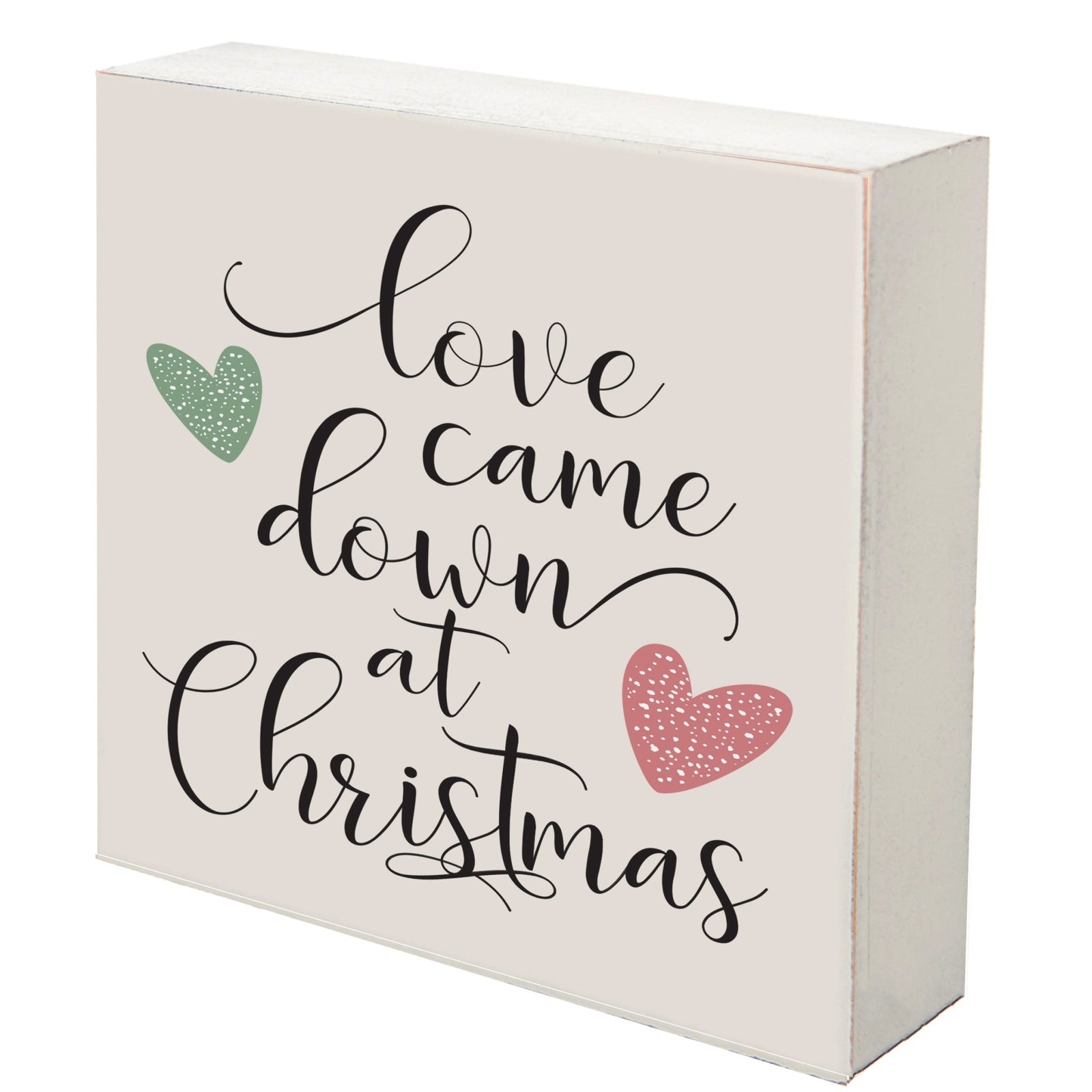 Christmas Shelf Décor - Love Came Down - LifeSong Milestones
