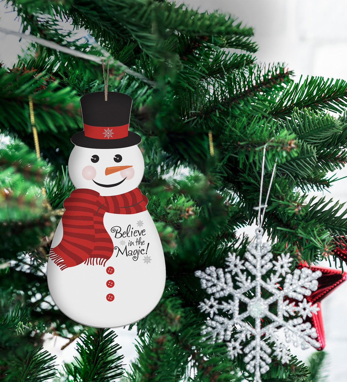 Christmas Snowman Ornaments With Different Sayings - LifeSong Milestones