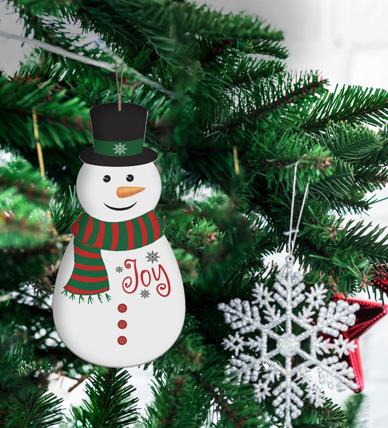 Christmas Snowman Ornaments With Different Sayings - LifeSong Milestones