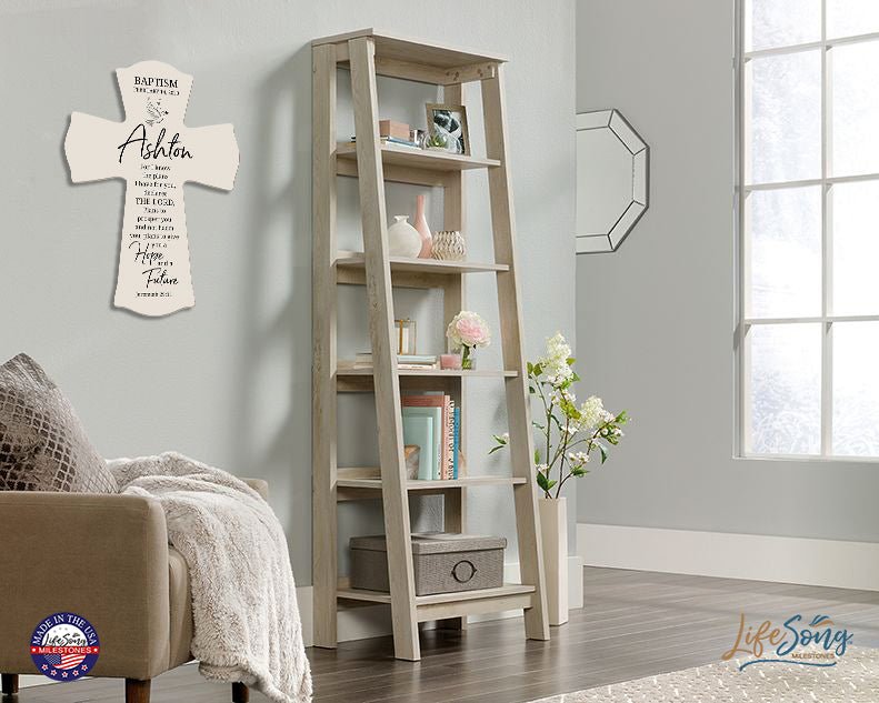 Personalized Baby Baptism Wall Cross 