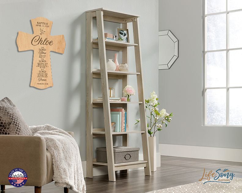 Personalized Wooden Baptism Wall Cross