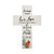 Custom Christmas Cardinal Memorial Wall Cross - Because Someone We Love - LifeSong Milestones