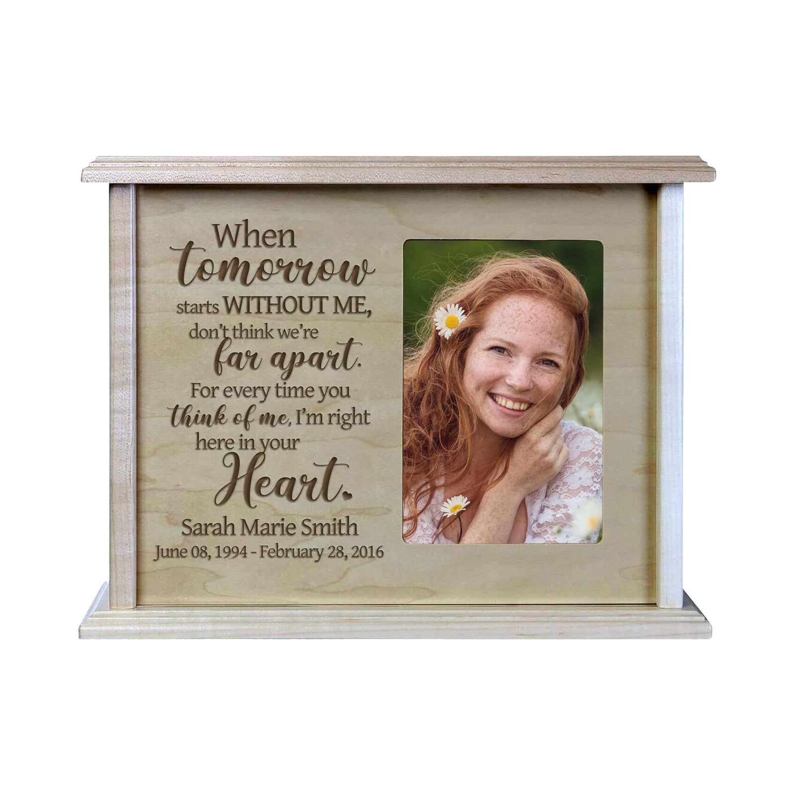 Personalized Photo Cremation Urn for Human Ashes