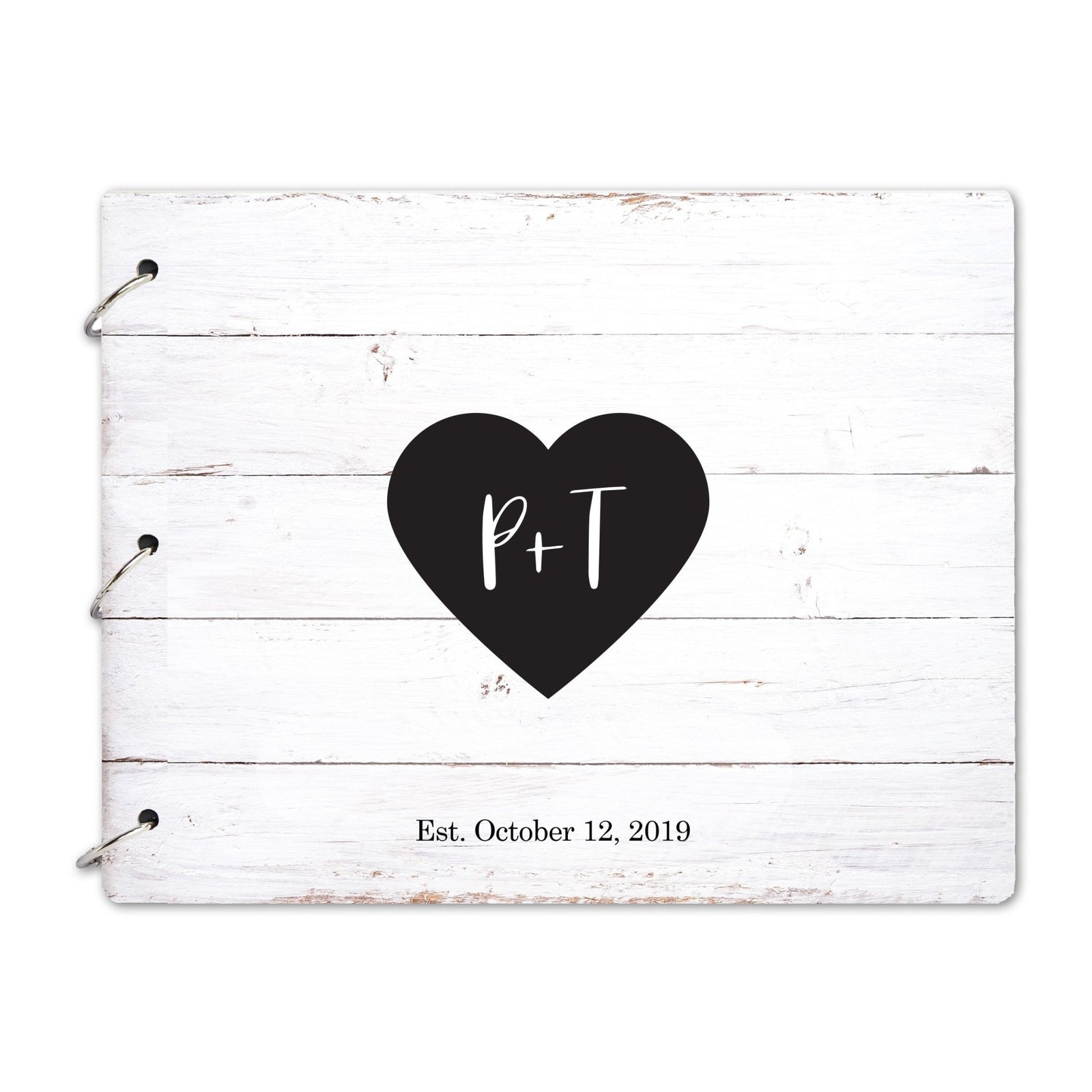 Custom Digitally Printed 3 Ring Wedding Photo Album 8.5” x 11” - LifeSong Milestones