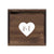Custom Digitally Printed Front Slot Card Box - Initials Heart - LifeSong Milestones