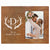Custom Digitally Printed Wedding Photo Frame Holds 4x6 Photo - Antlers - LifeSong Milestones