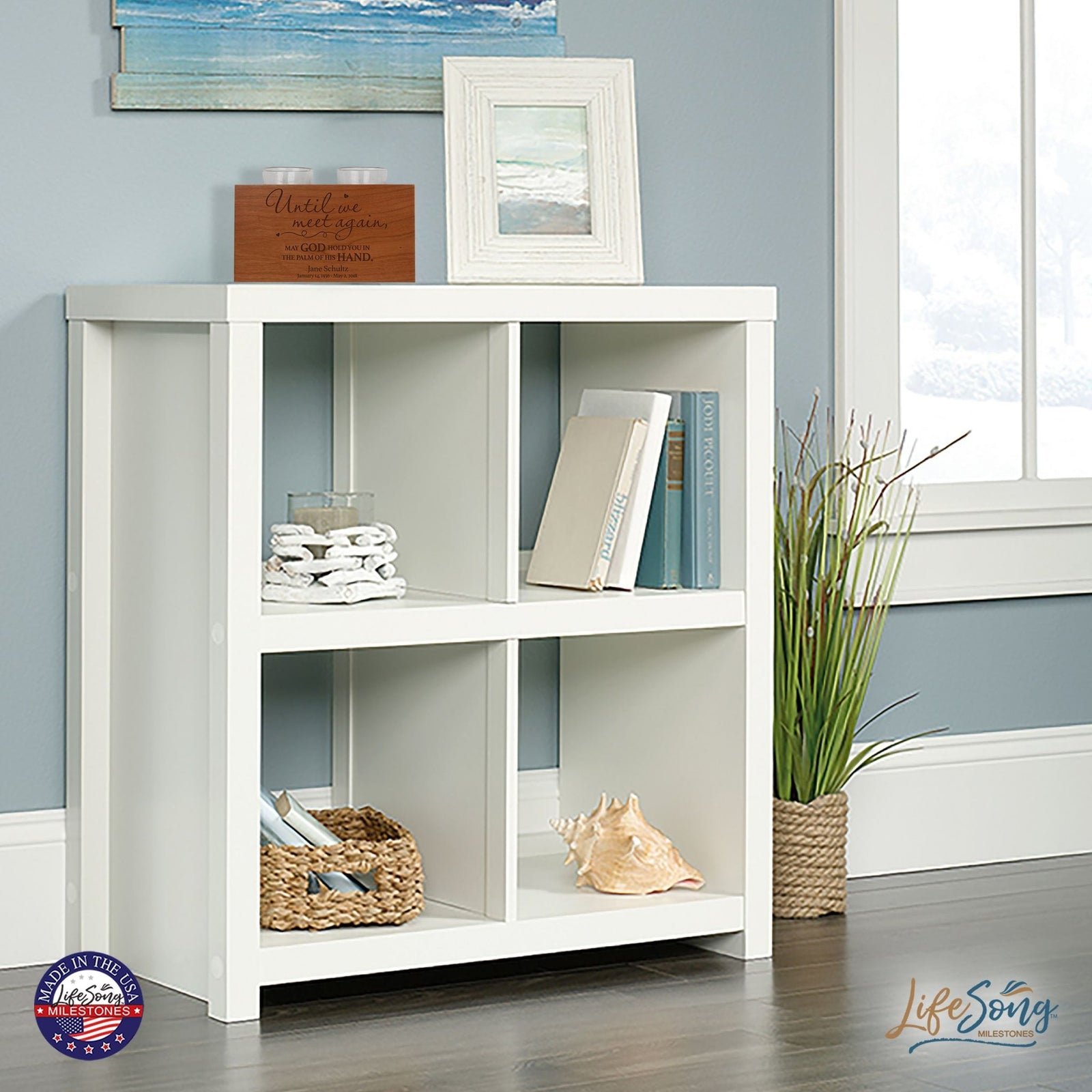 Custom Double Votive Candle Holder - Until We Meet Again - LifeSong Milestones