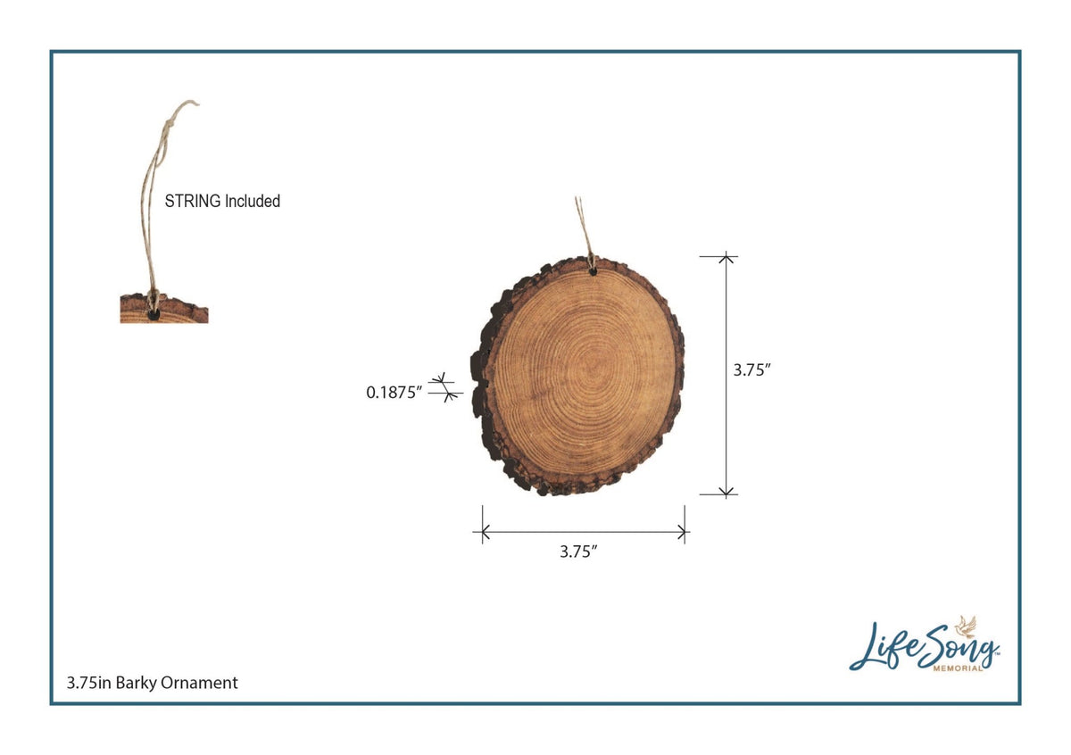 Custom Engraved Memorial Barky Ornament 3.75in If Love Could For The Loss Of Loved One - LifeSong Milestones
