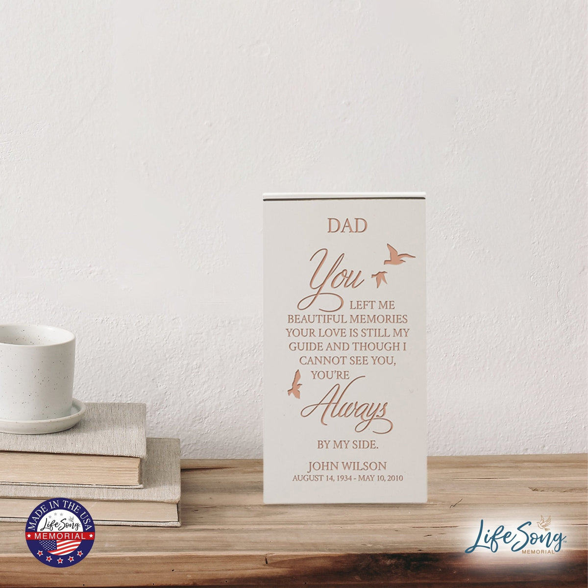 Personalized Wooden Keepsake Urn for Memorial Tributes