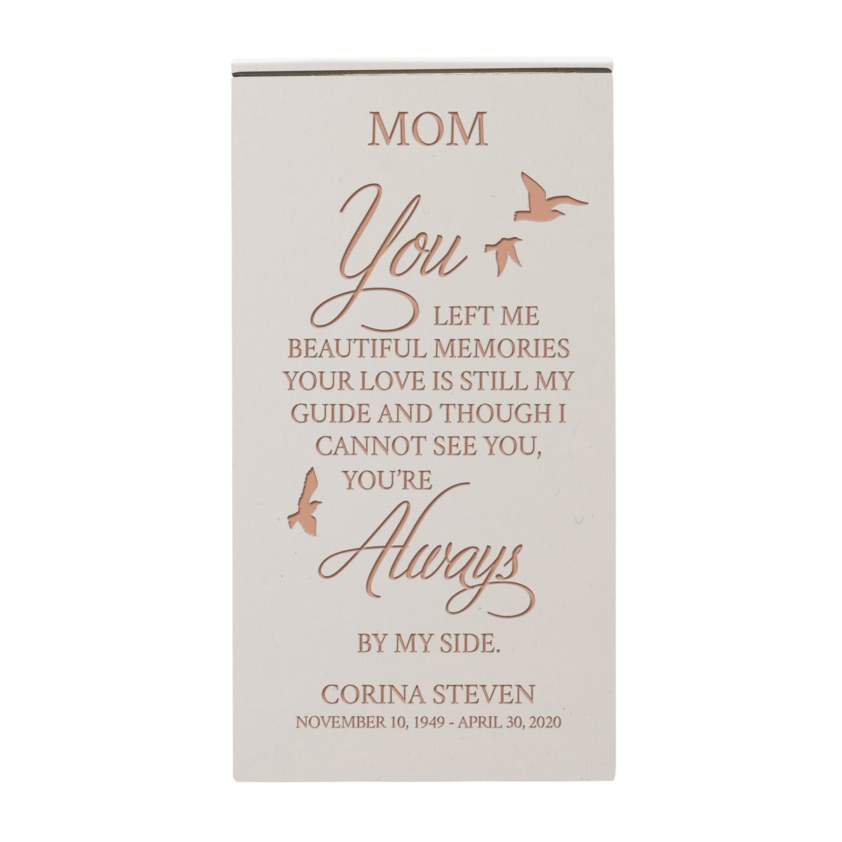 Personalized Wooden Urn Box for Cherished Keepsakes