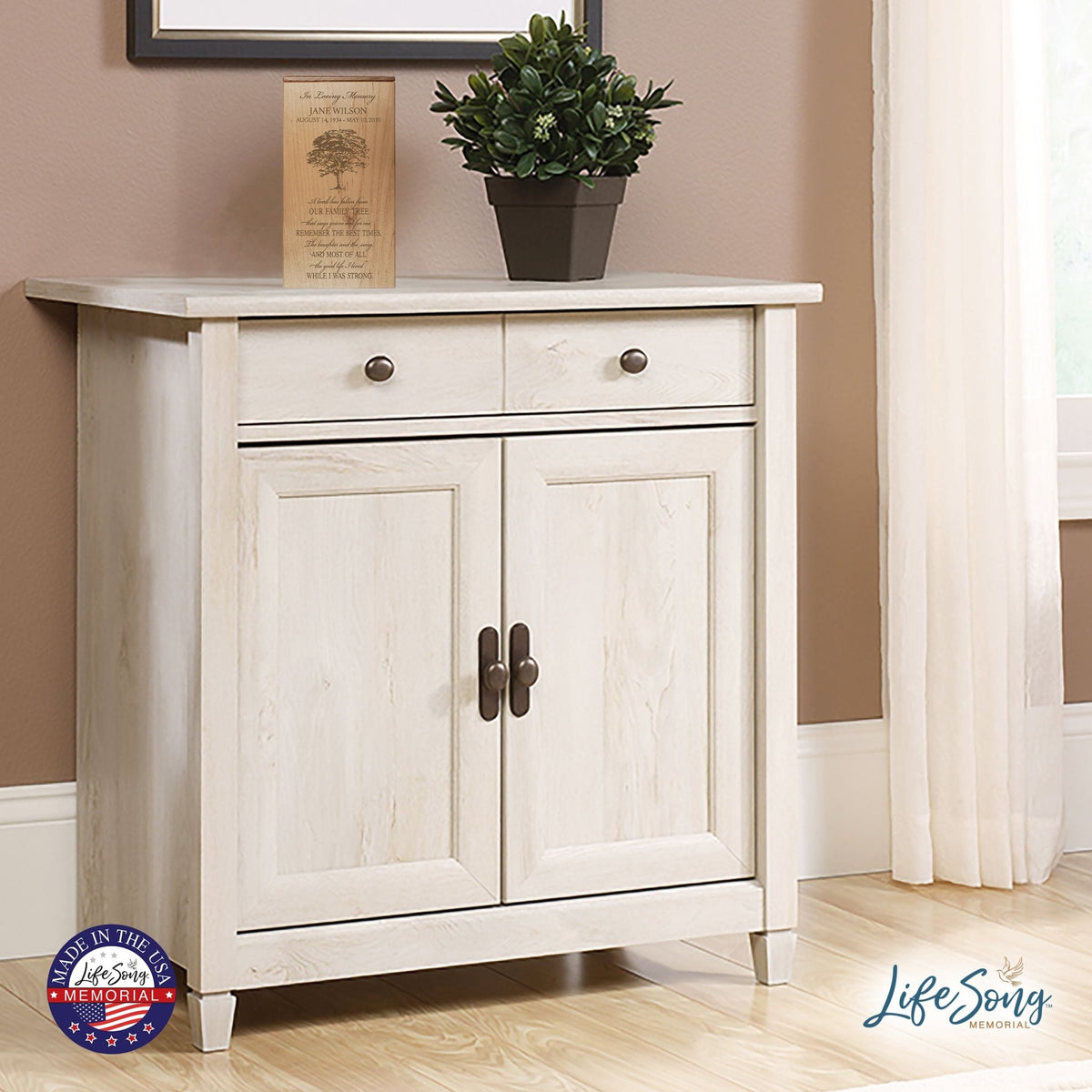 Custom Funeral Wooden Keepsake Urn Box for Cherished Memories