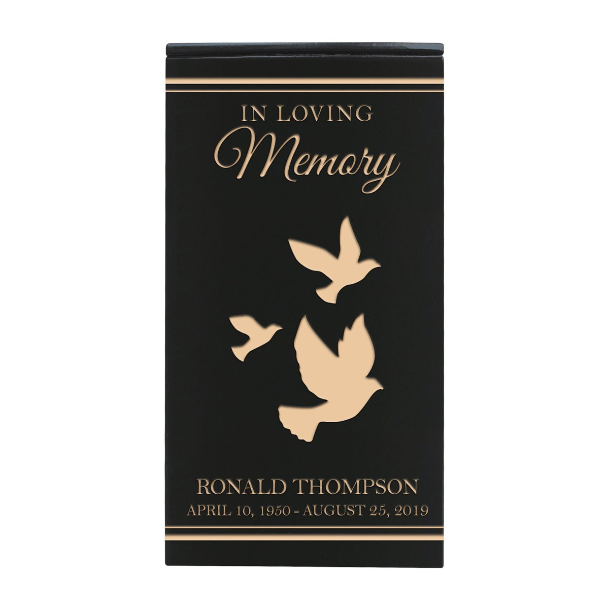  Elegant Engraved Wooden Keepsake Urn Box for Treasured Memories