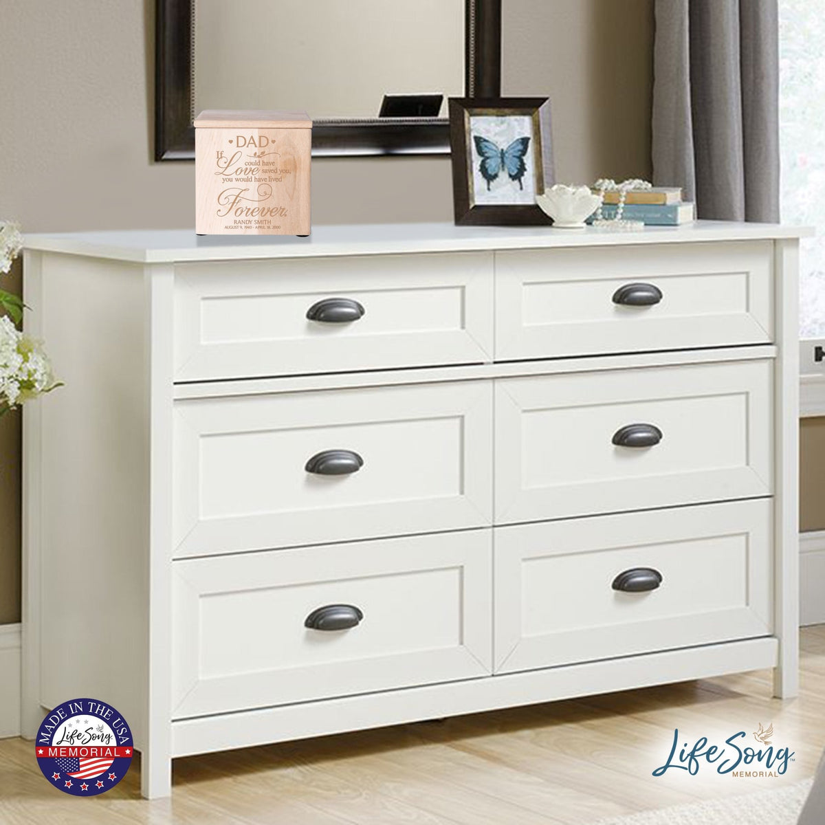 Personalized Funeral Cremation Urn for Human Ashes