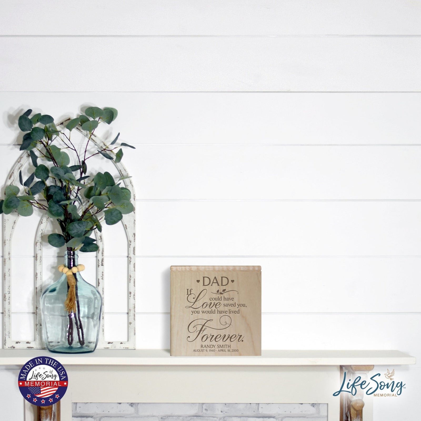 Personalized Funeral Cremation Urn for Human Ashes