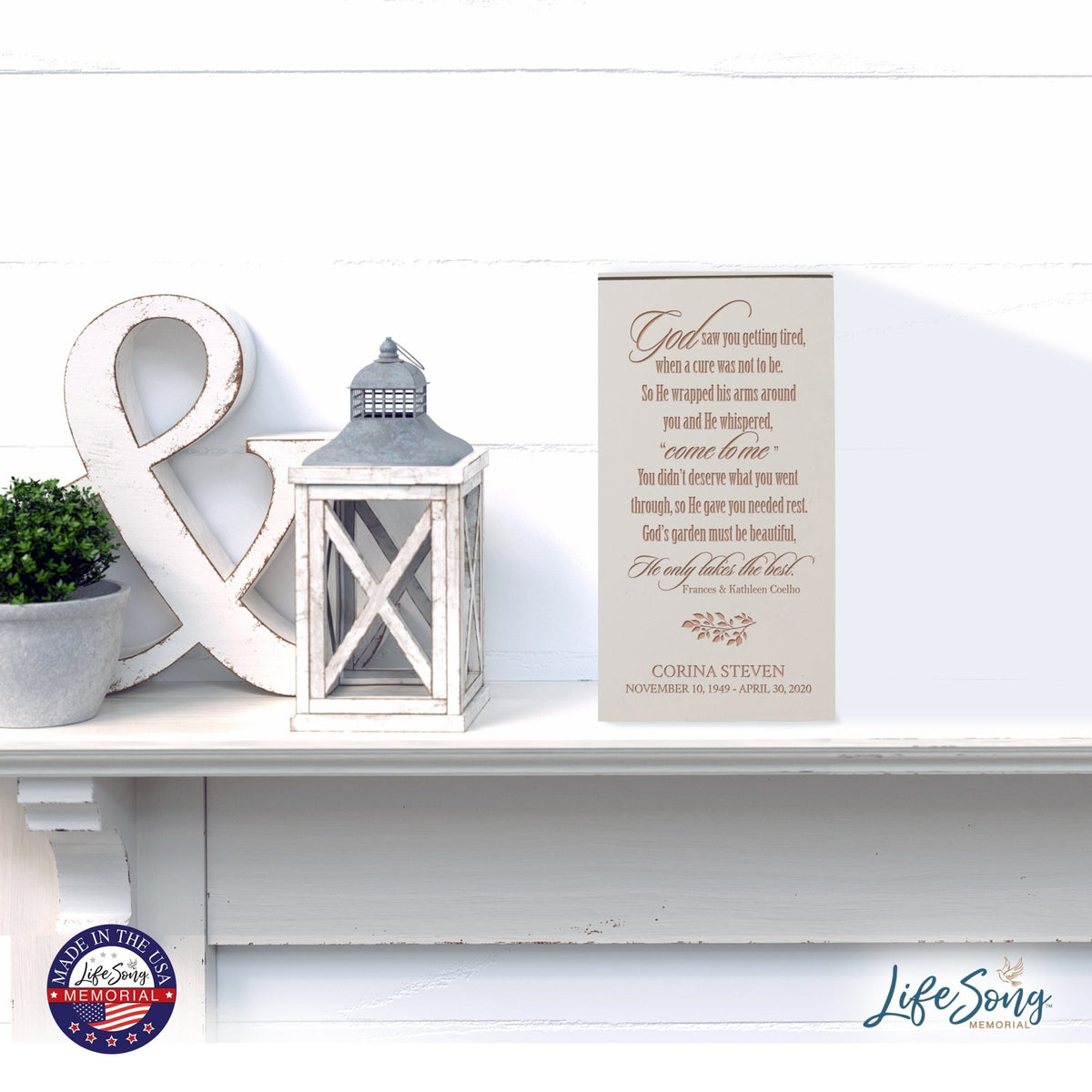 Personalized Wooden Urn Box for Cherished Keepsakes