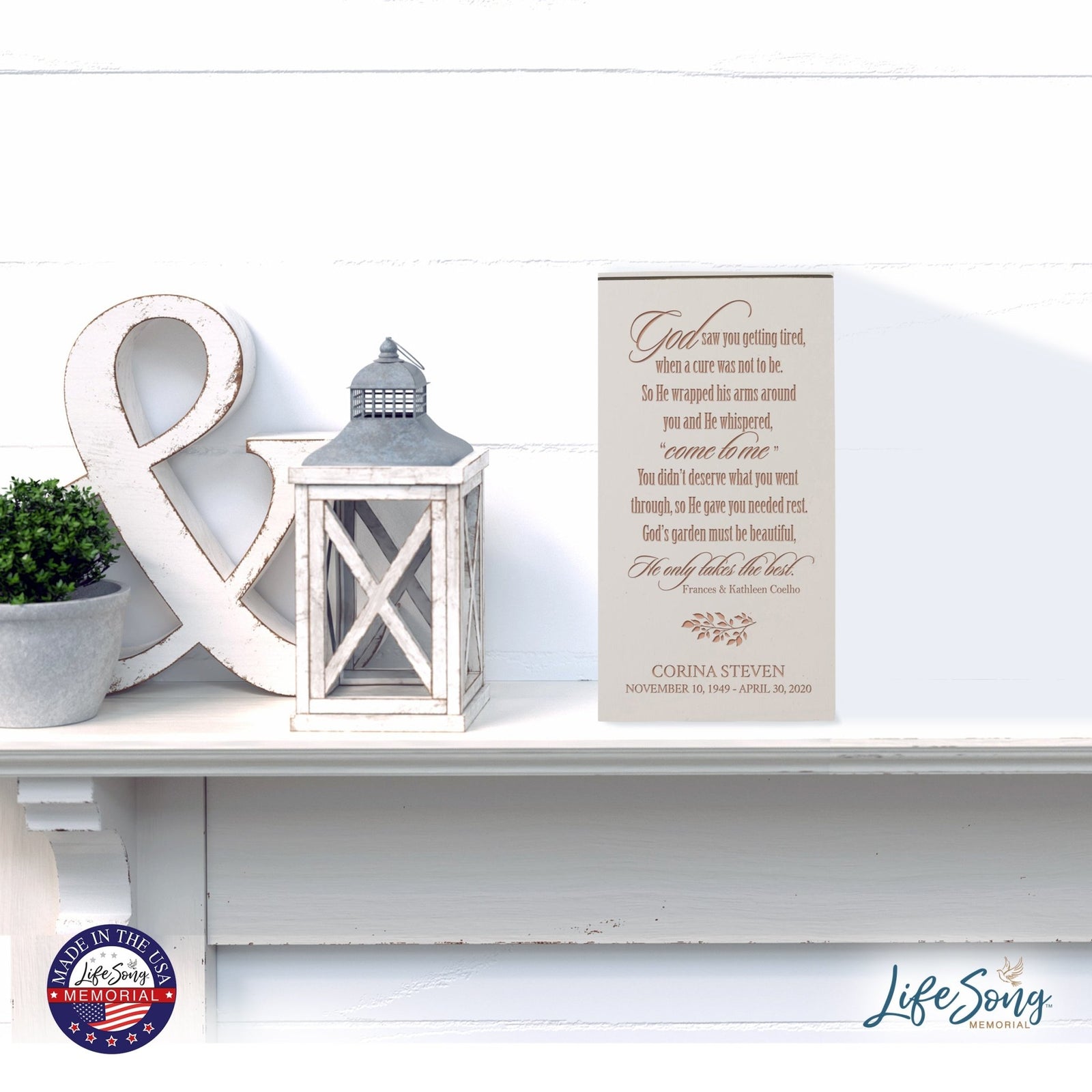 Personalized Wooden Urn Box for Cherished Keepsakes